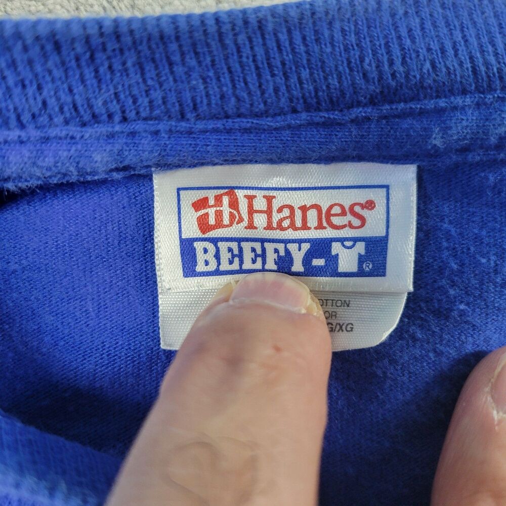 Salty Dog Cafe TShirt Mens XL 46-48 Blue Long Sleeve Hanes Beefy-T Hilton Head - Picture 3 of 8